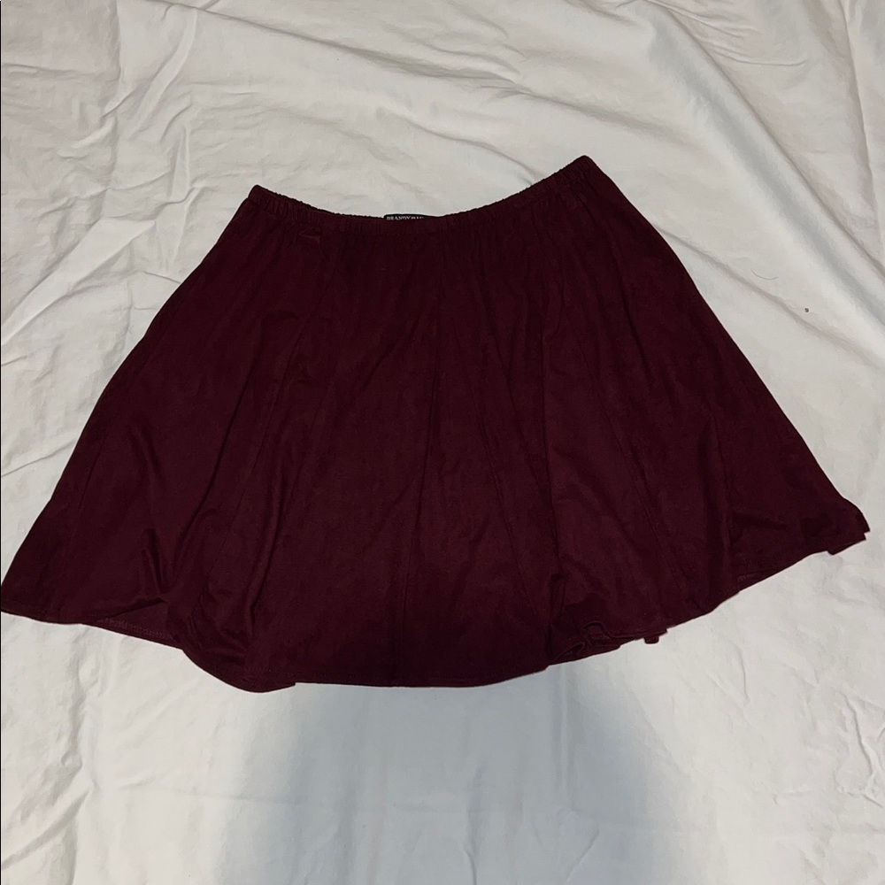 Suede Skirt